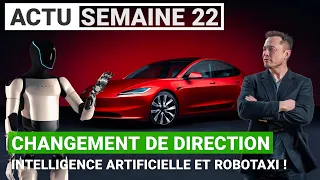 Intelligence Artificielle et Robotaxi, la nouvelle direction de Tesla !
