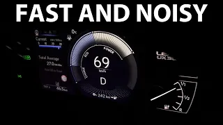 Lexus UX 300e acceleration and noise test