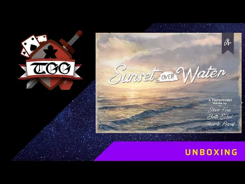 Sunset Over Water Pocket Edition Board Game Unboxing