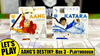 AVATAR the LAST AIRBENDER: AANG's DESTINY Deck Building Game Playthrough Box 3 | The OP