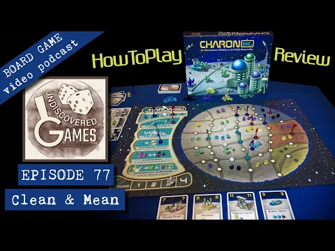How to Play CHARON INC. BOARD GAME Review & Full Rules Tutorial E77 Area Control Gateway Hidden Gem