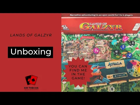 Unboxing | Lands of Galzyr (Deluxe Edition incl. Dice Tray, Journal, Playmat, and more!)
