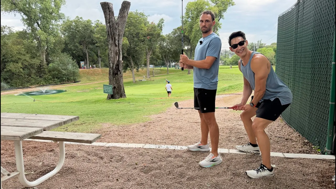 Golfing with EverydayChris! + Cybercab ride!