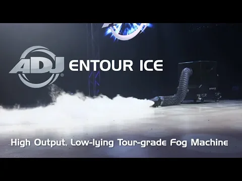 Product video thumbnail for ADJ American DJ Entour Ice High Output Low Lying Tour-Grade Fog Machine