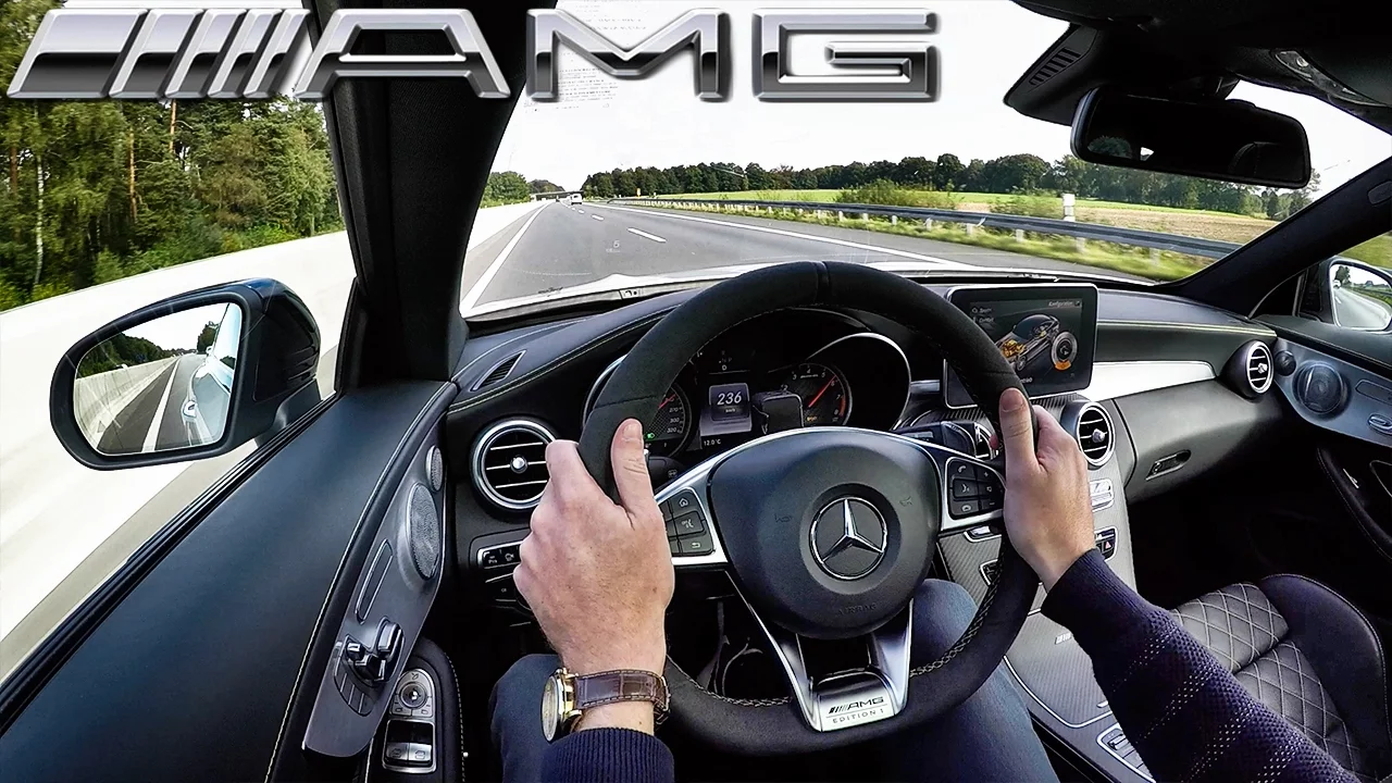 Mercedes Benz C63 AMG Coupe Edition1 AUTOBAHN Test Drive
