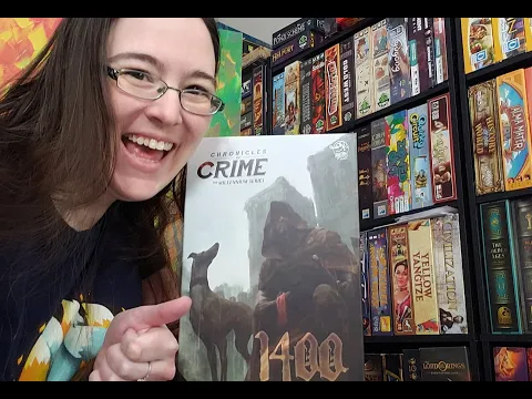 All the Games with Steph: PUBLISHER NIGHT! Chronicle of Crimes 1400 with Lucky Duck Games!