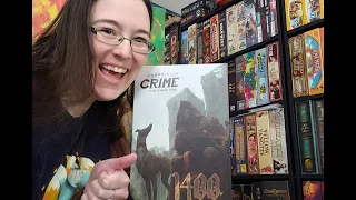 All the Games with Steph: PUBLISHER NIGHT! Chronicle of Crimes 1400 with Lucky Duck Games!