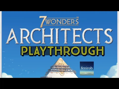 7 Wonders Architects Board Game | Playthrough (Game 2)