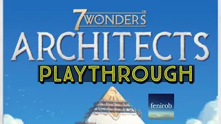 7 Wonders Architects Board Game | Playthrough (Game 2)