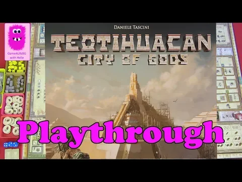 Teotihuacan: City of Gods, Gameplay until first Eclipse scoring (In English, board game)