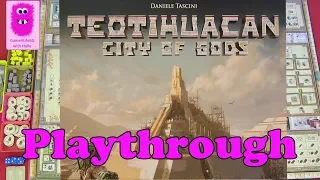 Teotihuacan: City of Gods, Gameplay until first Eclipse scoring (In English, board game)
