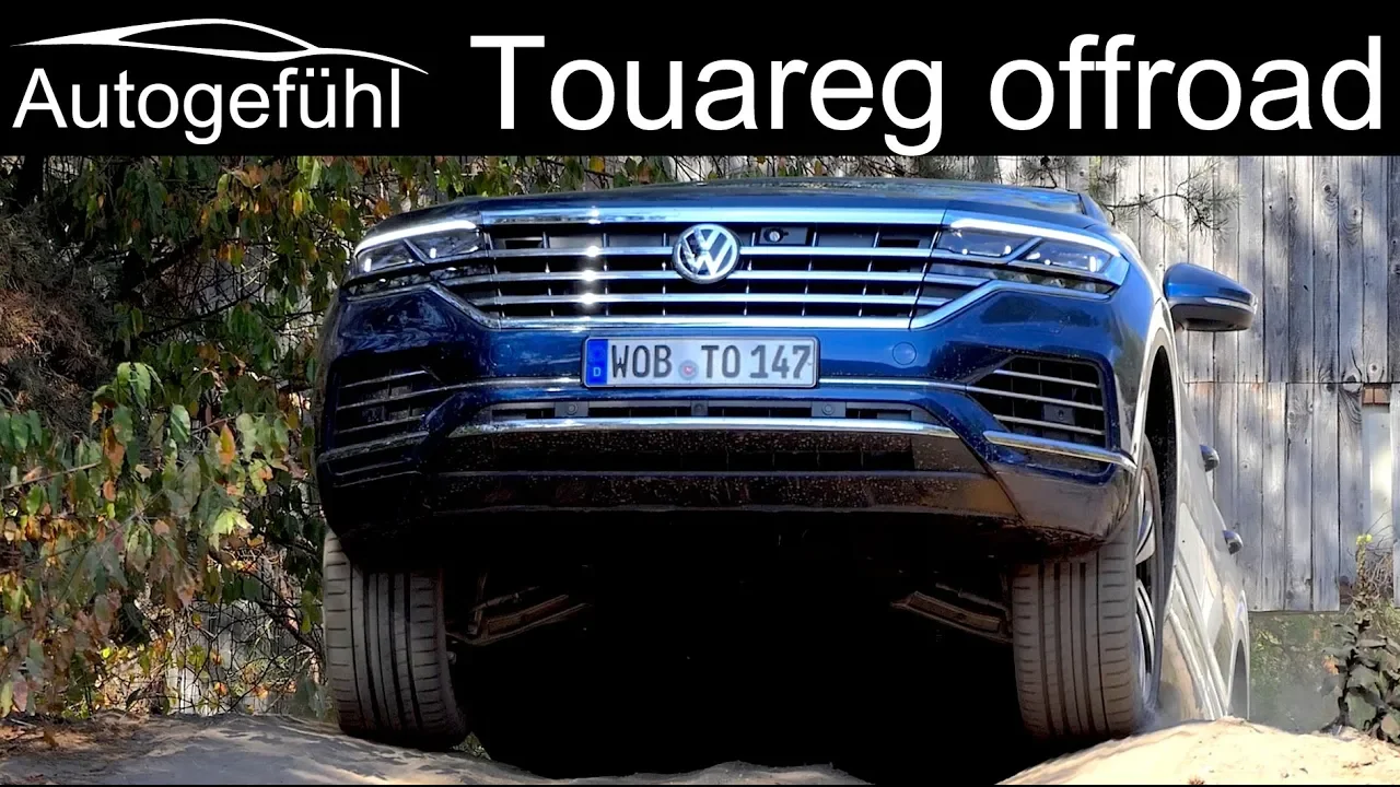 Does the all-new VW Touareg 3 master the offroad course? 2019 REVIEW with Grizzlys Wolfsburg