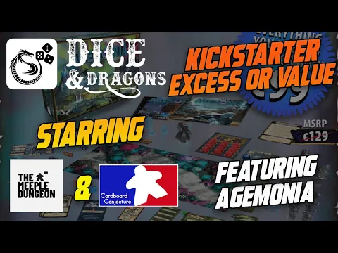 Dice and Dragons - Kickstarter Excess or Value Agemonia