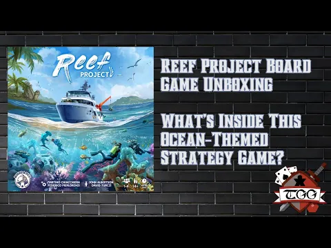 Reef Project Board Game Unboxing | What’s Inside This Ocean-Themed Strategy Game?