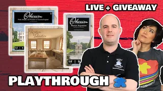 Obsession w/ Upstairs Downstairs and Wessex Expansion - LIVE Playthrough & Worldwide Giveway
