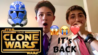 Clone Wars Returns!! REACTION forTeaser Trailer (Cried in process😭❤️)