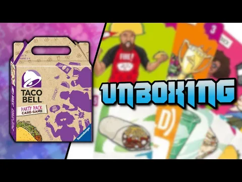 Taco Bell Party Pack Card Game Unboxing | Ravensburger