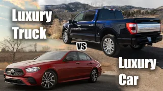 Which Is Better? Luxury Cars vs Luxury Trucks!