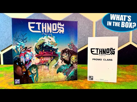 Unboxing ETHNOS 2nd Edition Board Game and Promo Box