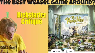 Weasel Wars (C+) Big box of plastic Weasels - Kickstarter Critique Review