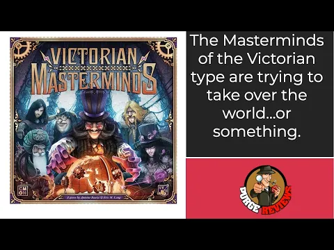 The Purge: # 2741 Victorian Masterminds: The CMON Euro game with miniatures and abstract things to do