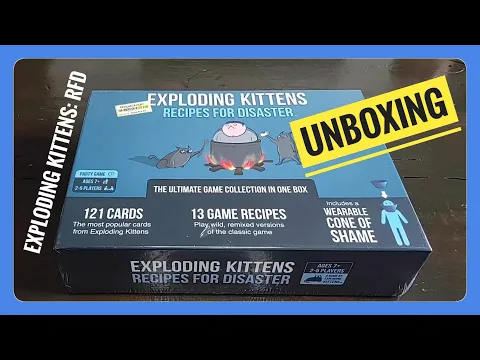 Exploding Kittens: Recipes for Disaster [Unboxing]