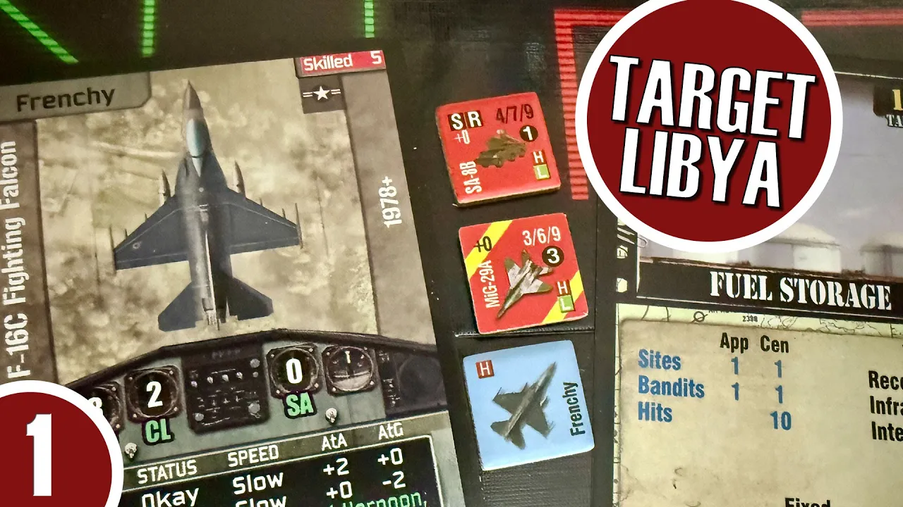 Eagle Leader Campaign - Episode 1 | Dan Verssen Games | Cold War Air Combat Board Wargame Gameplay