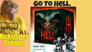 Hell: Legends- If you squint it looks like CMON's Hate Game -Kickstarter Critique Review