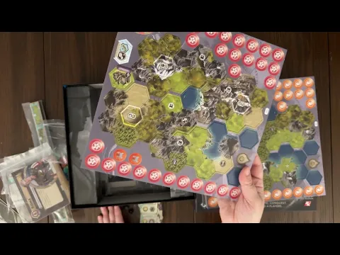 Sid Meier's Civilization: A New Dawn Board Game - What's in the box - Unboxing and Reboxing