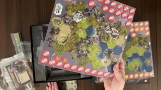 Sid Meier's Civilization: A New Dawn Board Game - What's in the box - Unboxing and Reboxing
