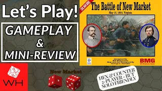 Let's Play! Battle of New Market: Field of Lost Shoes May 15, 1864 | Solo Gameplay | Review