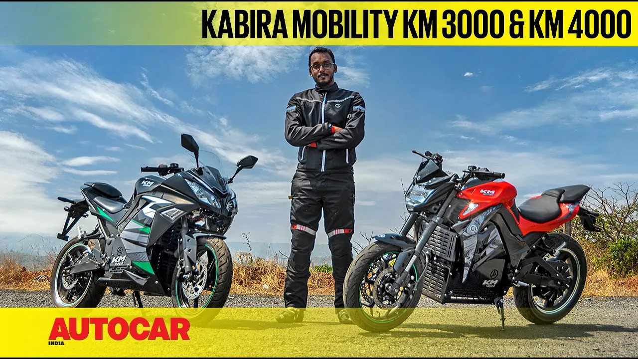 Kabira Mobility KM 3000 & KM 4000 - e-motorcycles you've not heard of | First Ride | Autocar India