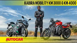 Kabira Mobility KM 3000 & KM 4000 - e-motorcycles you've not heard of | First Ride | Autocar India