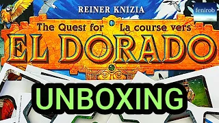 The Quest For Eldorado Board Game | Unboxing (No Talking)