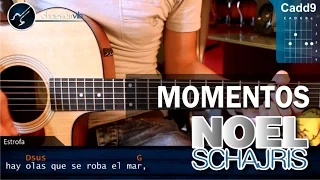 Como tocar Momentos de NOEL SHAJRIS En Guitarra (HD) Tutorial COMPLETO