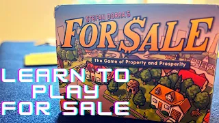 How to Play "For Sale" Board Game: A Brief Overview