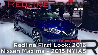 2016 Nissan Maxima – Redline: First Look – 2015 New York Auto Show