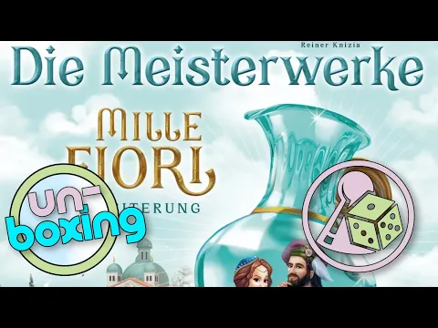Unboxing Mille Fiori: Master Pieces (Meisterwerke) Expansion