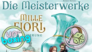 Unboxing Mille Fiori: Master Pieces (Meisterwerke) Expansion