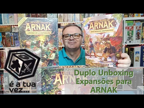 DUPLO UNBOXING - Expansoes para a Ruinas Perdidas de Arnak