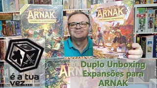 DUPLO UNBOXING - Expansoes para a Ruinas Perdidas de Arnak