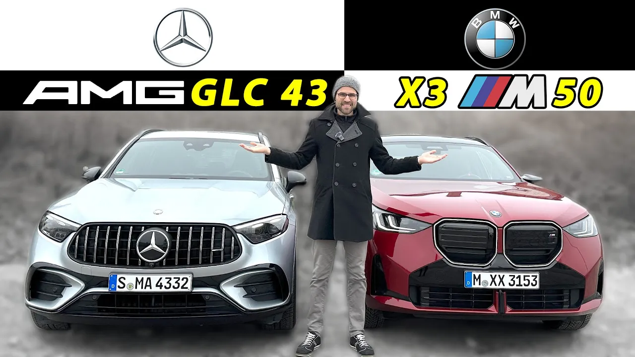 BMW X3 M50 vs Mercedes-AMG GLC 43 comparison REVIEW