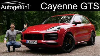 new Porsche Cayenne GTS V8 FULL REVIEW 2020 - Red, Black, Alcantara - let’s go!