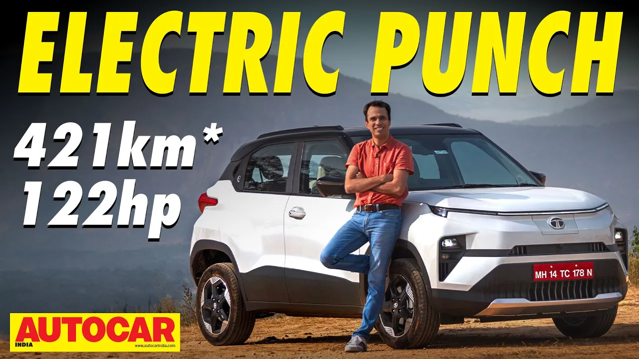 Tata Punch EV review - All-electric Punch packs a punch | @autocarindia1