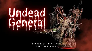 Painting Grimcoven’s Undead General – Dark Fantasy Miniature Speedpaint!