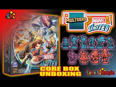 Marvel Untied: Multiverse - Detailed Core Box - Unboxing