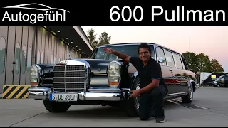 Mercedes 600 Pullman V8 REVIEW - The ultimate German stretch Limo! W100 (1980) - Autogefühl