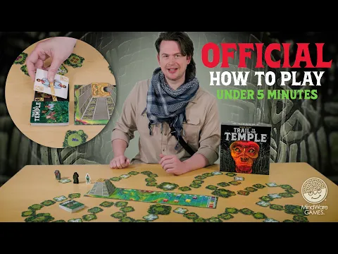 Official How to Play MindWare's Trail to the Temple Great for ages 8+ / A Reiner Knizia board game