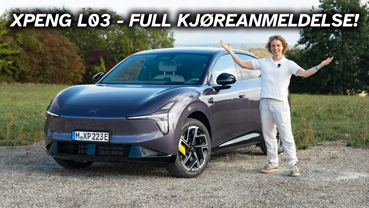 Kjører XPENG L03 AWD Ultra - Forbruk, kjøredynamikk, komfort og Autobahn!