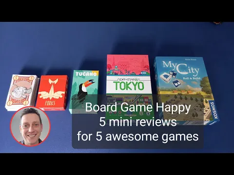 5 Mini Reviews For 5 Awesome Games by Board Game Happy